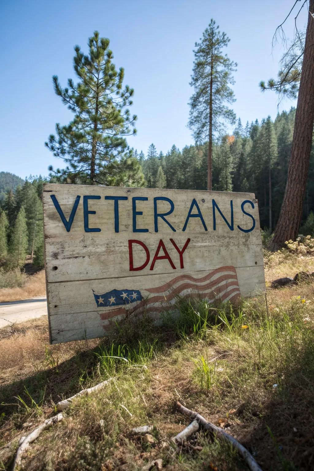 An eco-friendly design that honors both veterans and the earth.