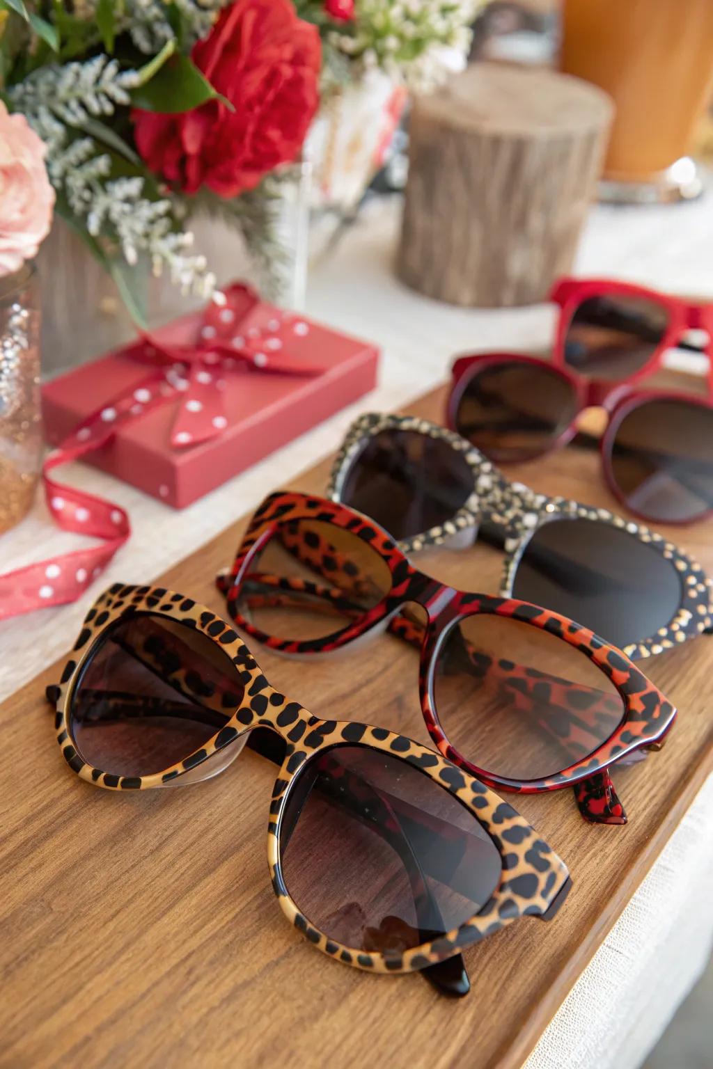 Creature graphic spectacles incorporate an elegant panache to celebration presents.