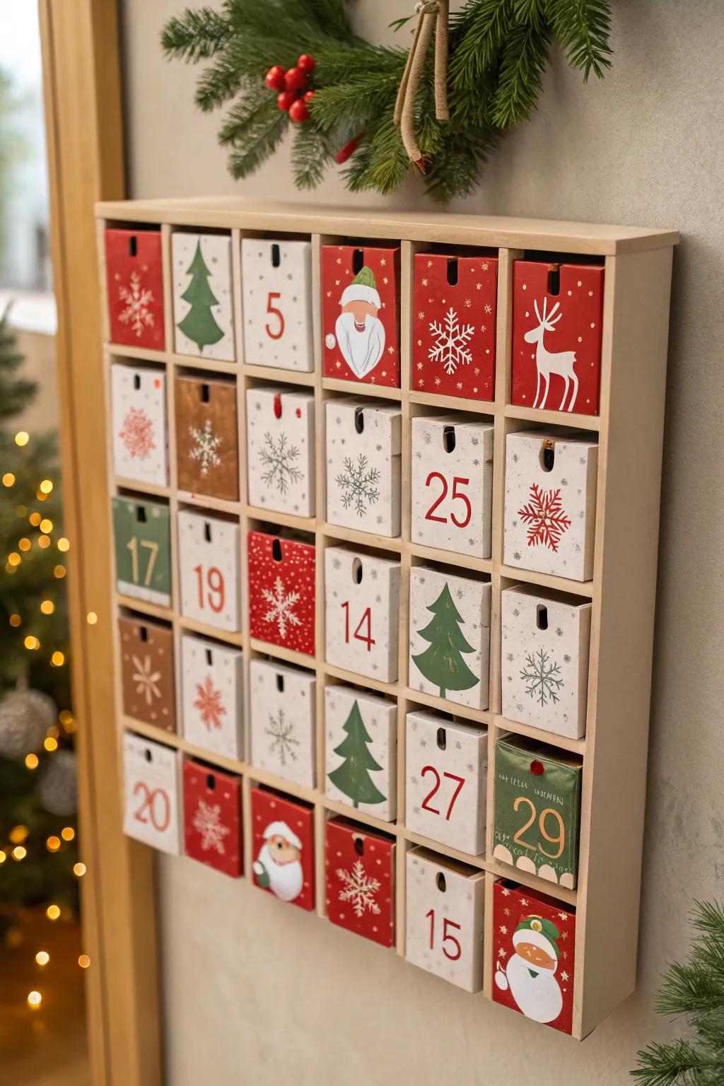 A delightful Advent calendar enhances the thrill of the holiday season.