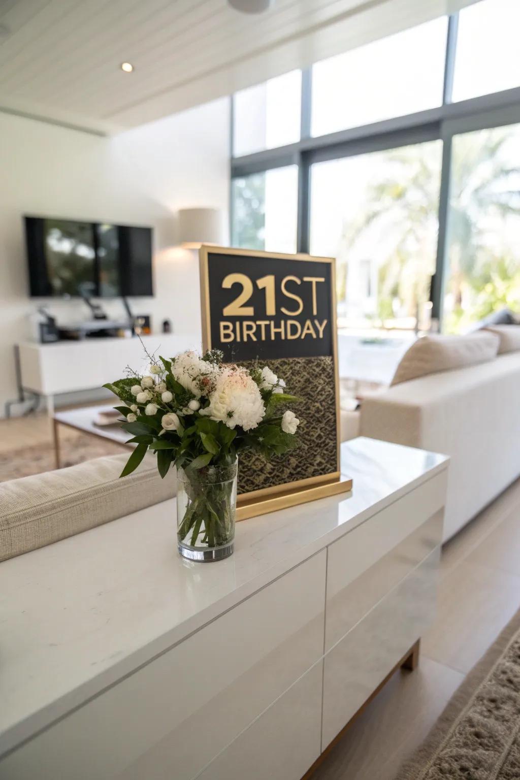 Ebony and gold offer a stylish and ageless appearance.