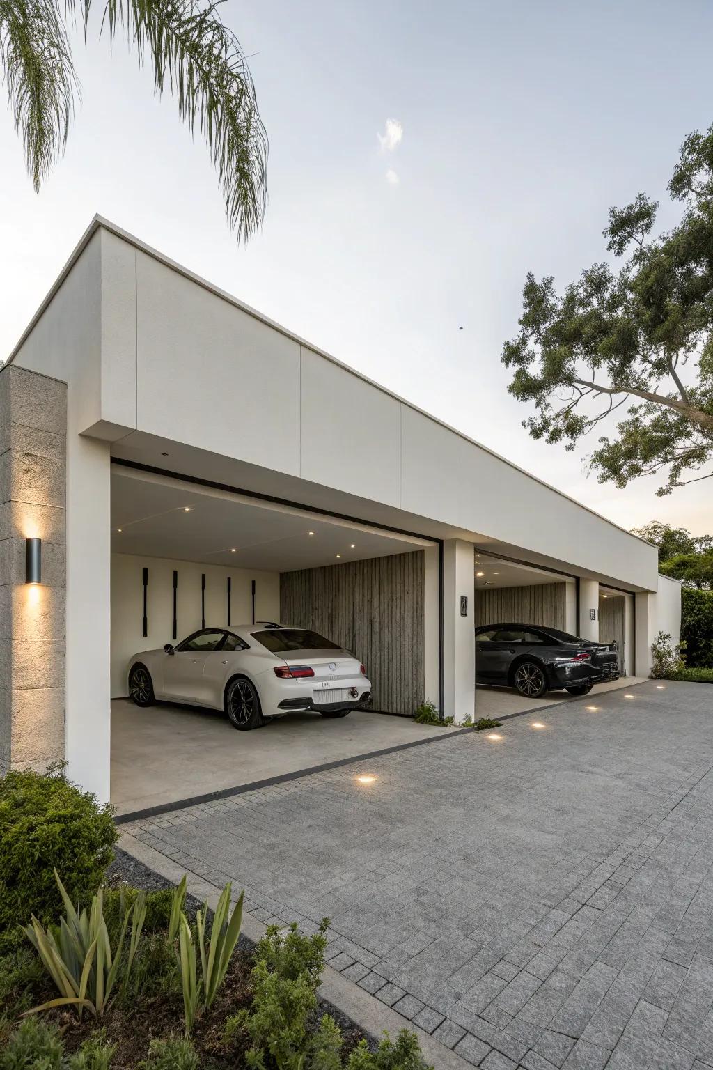 Fashionable and contemporary: A basic method to garage layout.