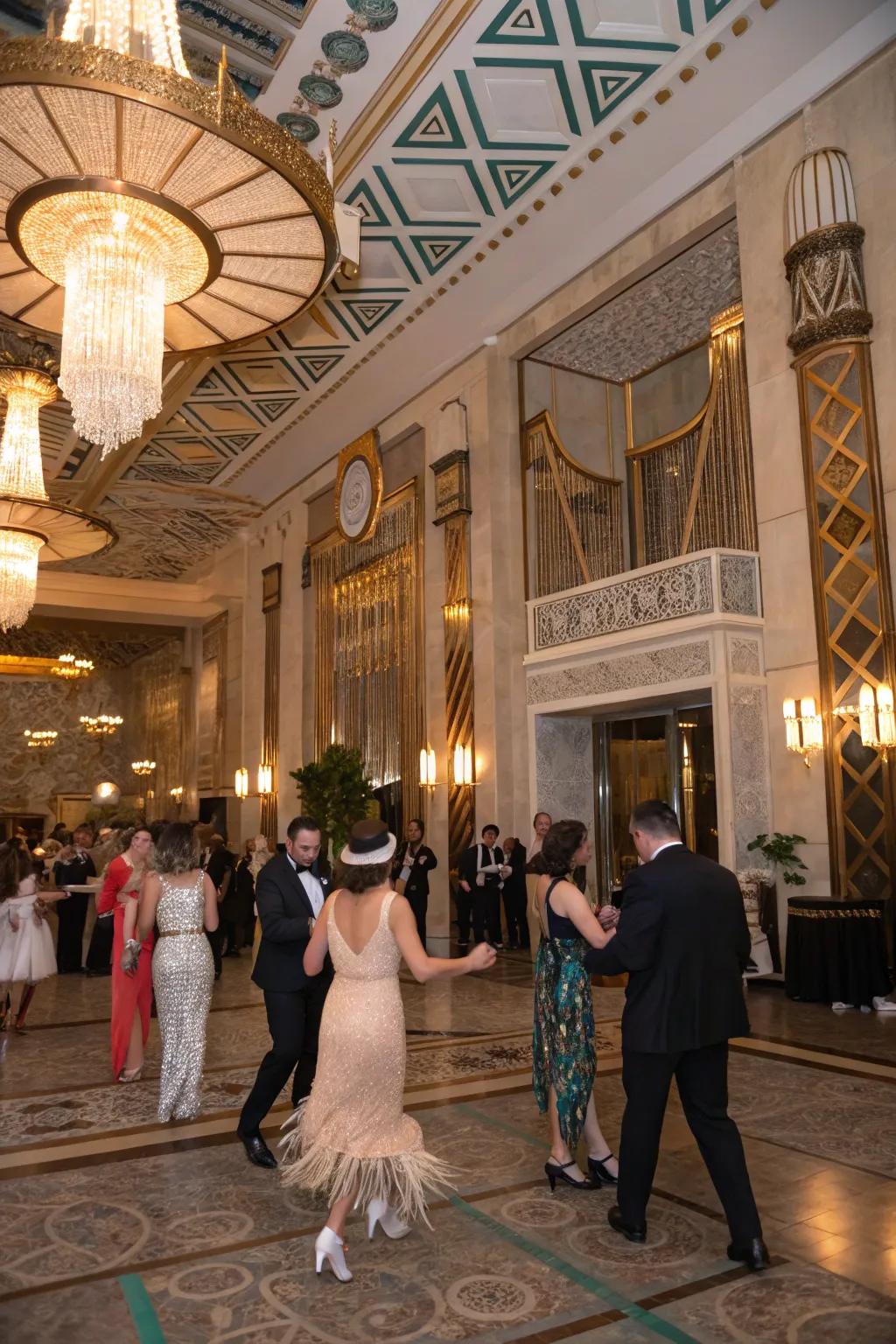Enter the glamorous realm of the 1920s with a Gatsby-inspired 40th birthday celebration.