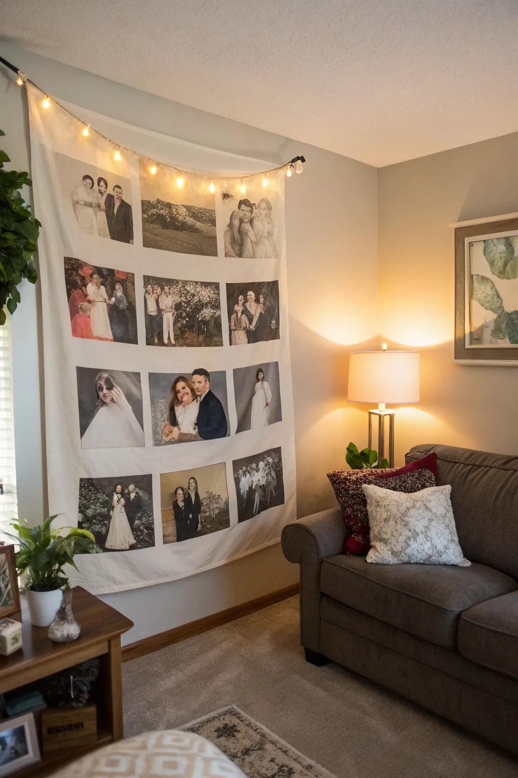 A photo banner that encapsulates 40 years of shared experiences.
