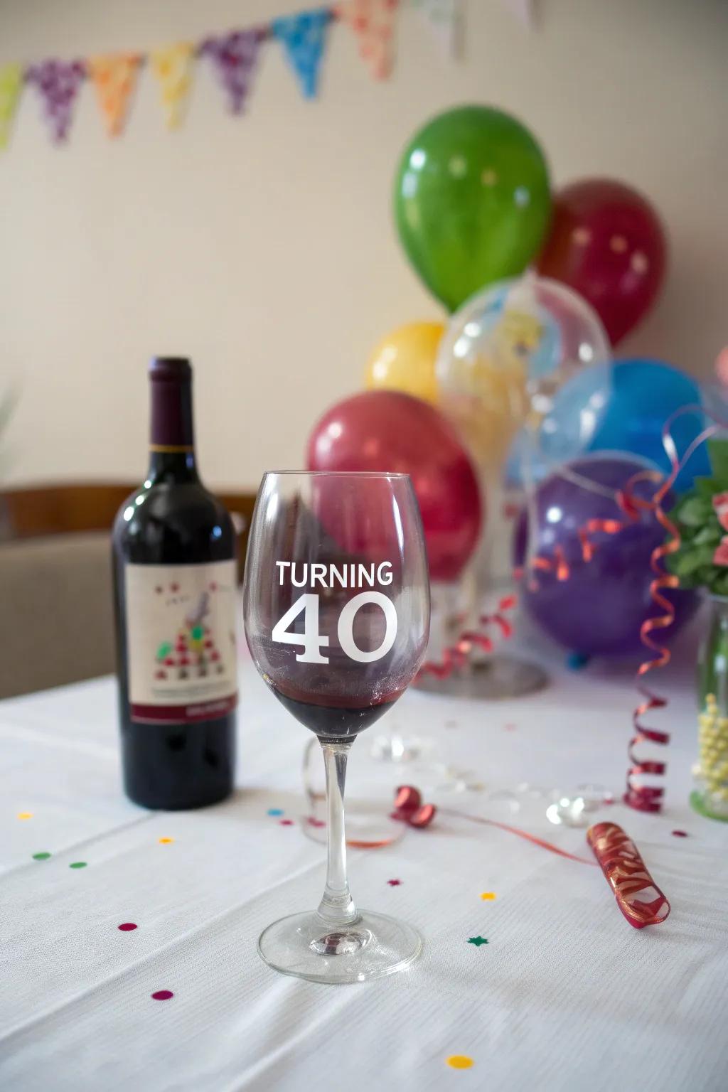 Infuse your celebration with laughter using wine glasses that are full of humor.