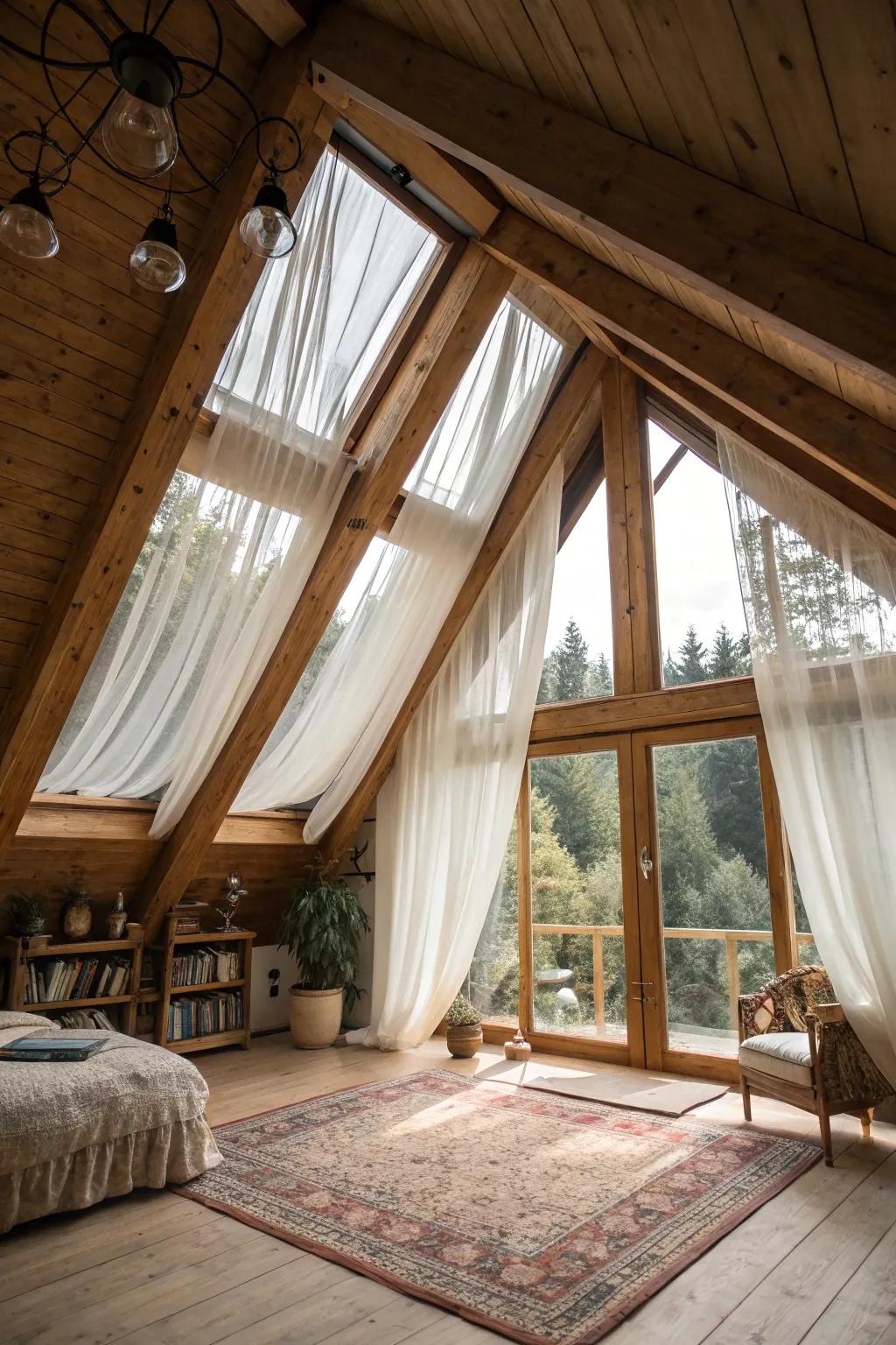 Skylights make your attic a radiant, inviting haven.