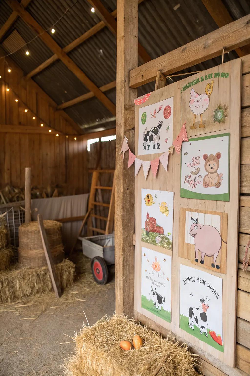 A delightful rural retreat featuring friendly farm critters.