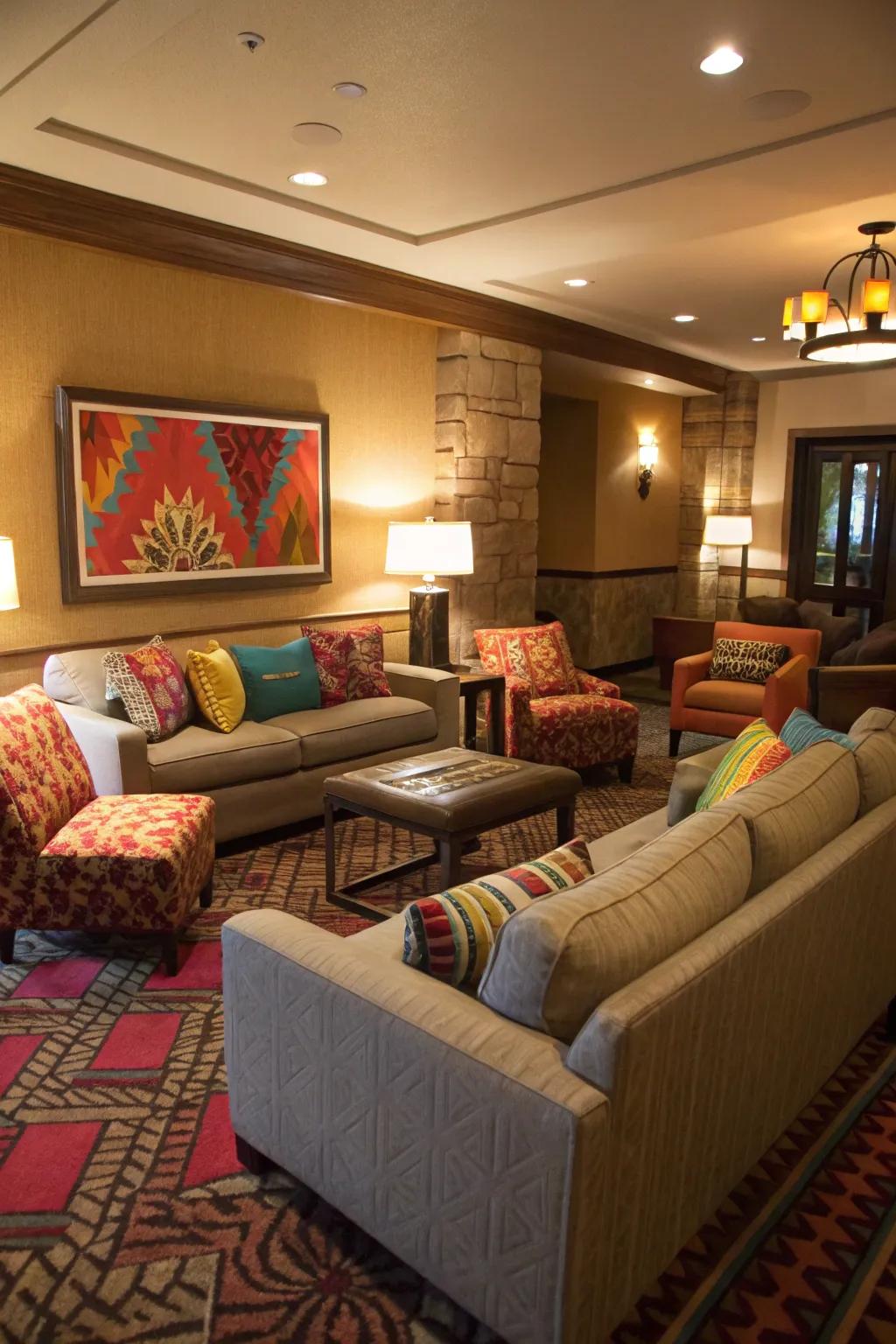 A welcoming seating area designed for relaxation in an Arizona room.
