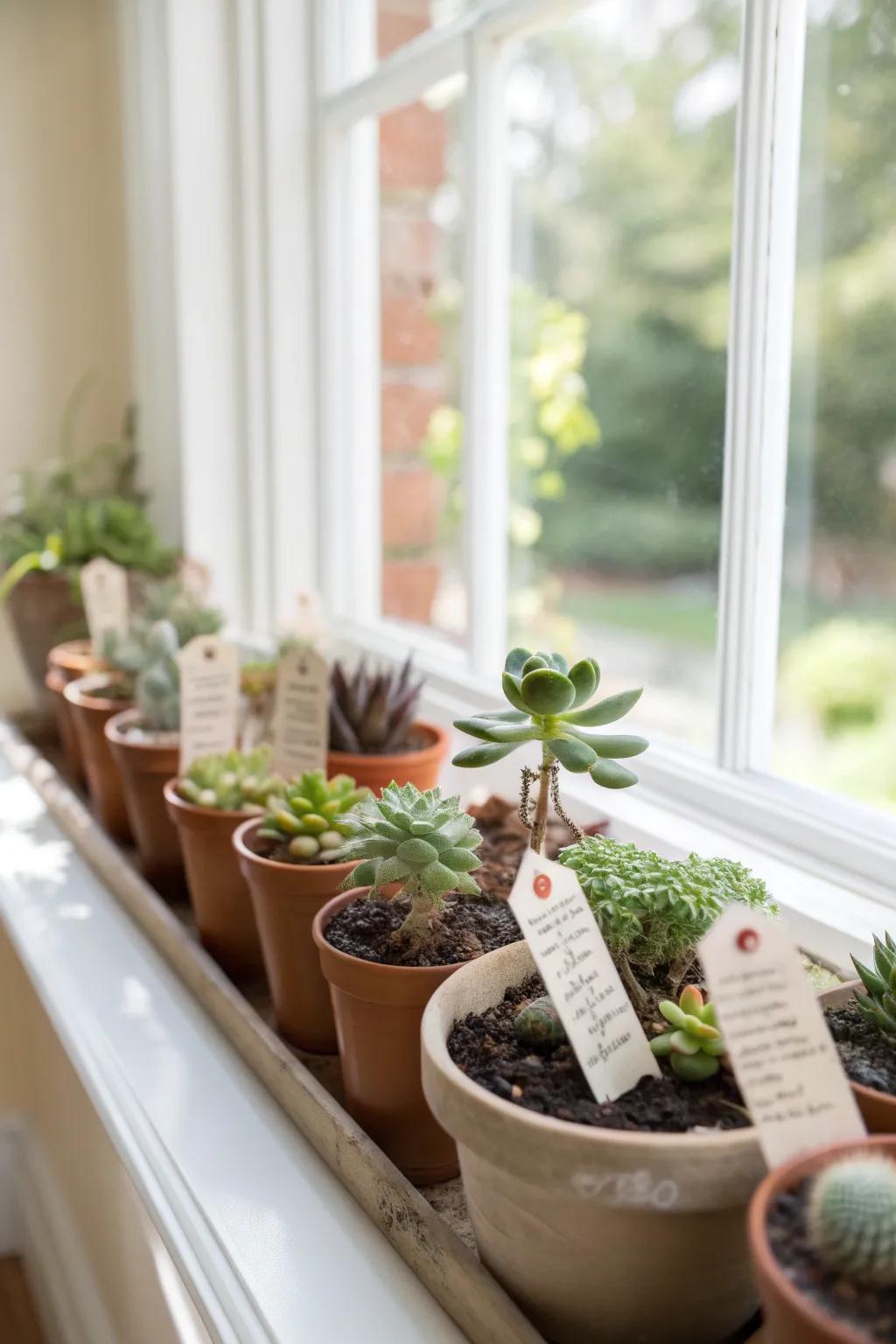Fleshy plants offer a captivating and enduring present choice.