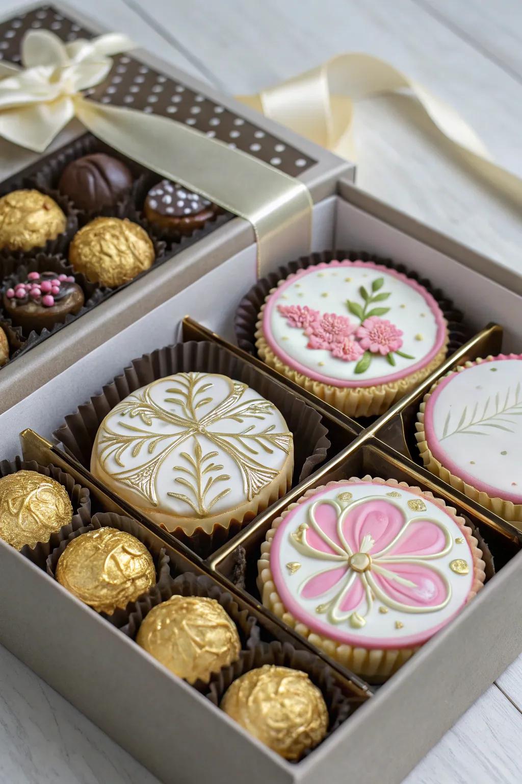 Tasty treats such as personalized baked goods are the perfect sweet additions to baby showers.