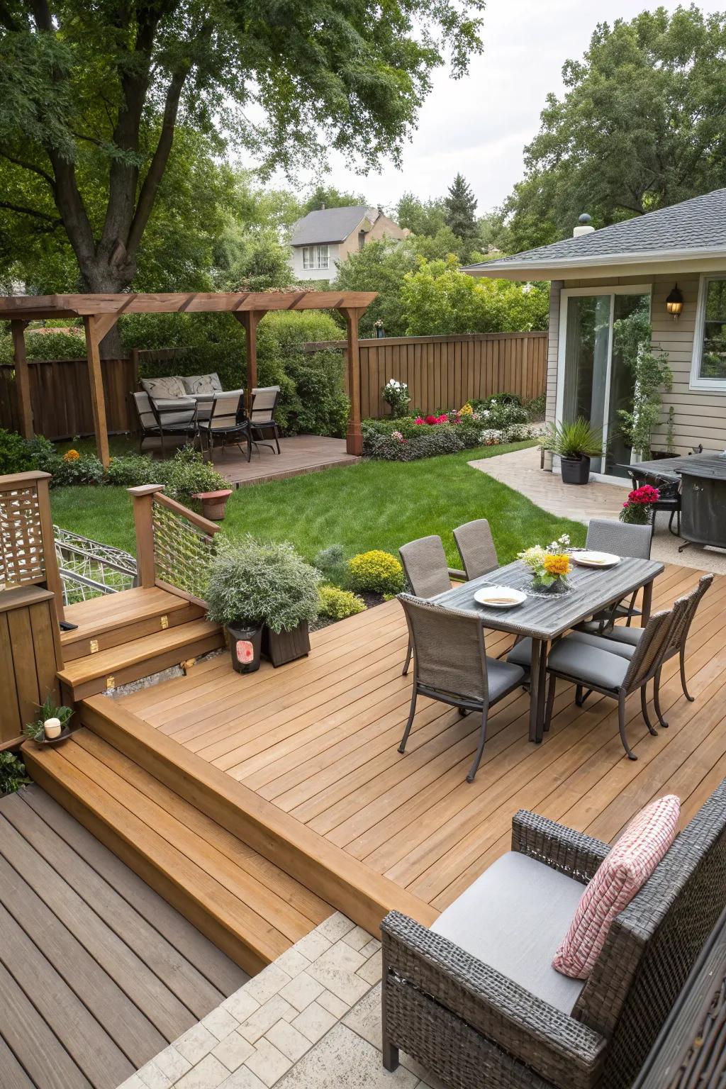 Ground boards introduce structure and style to your outdoor living space.