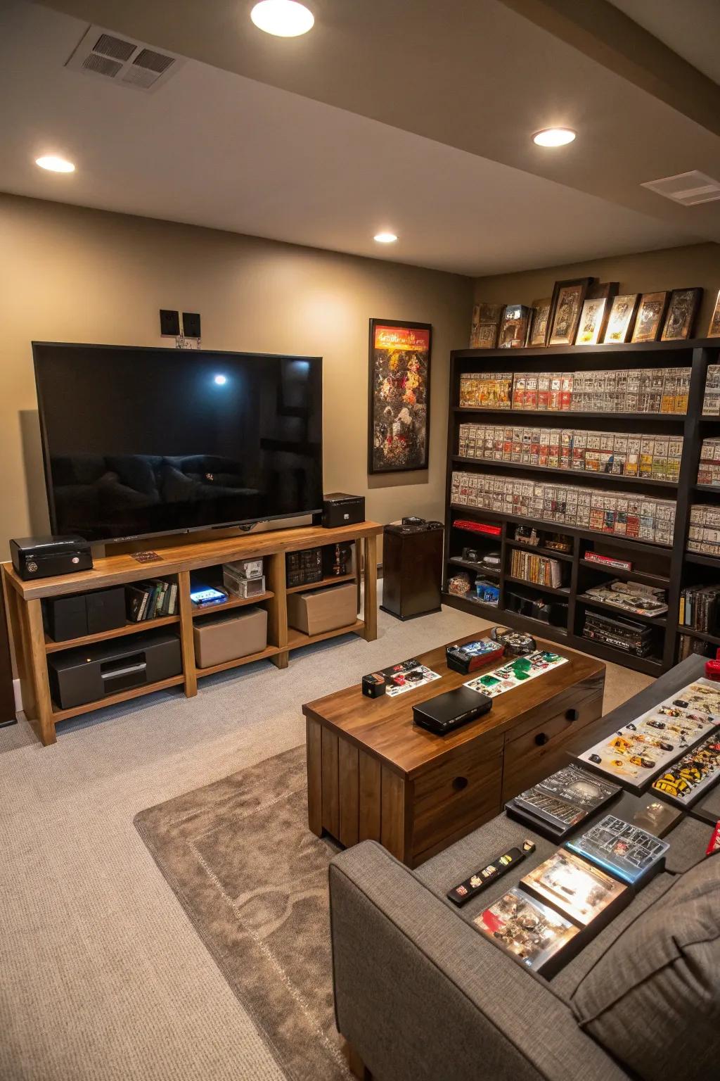 Improve your free time with a dedicated gaming space.