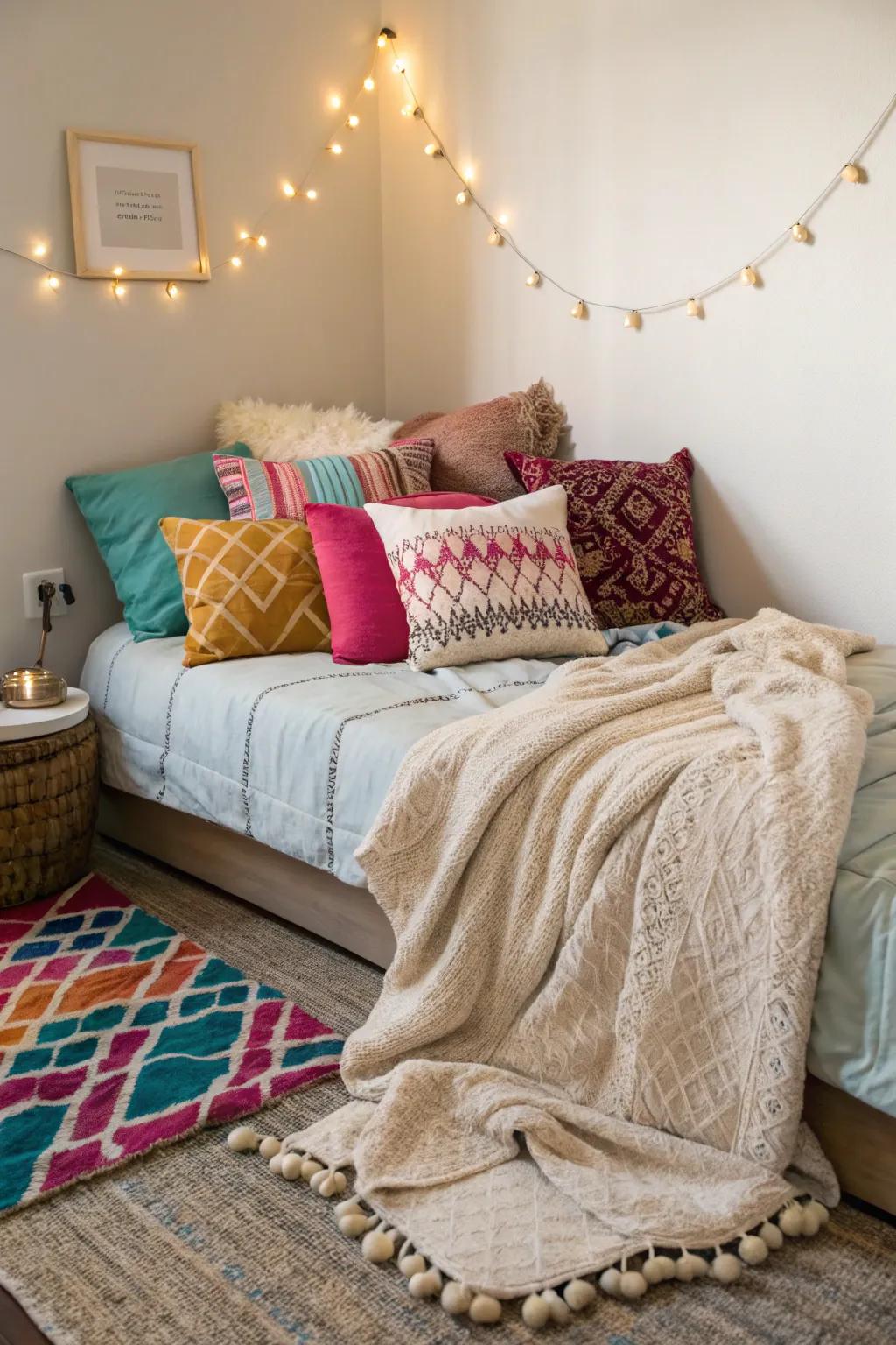 Convert any corner into a relaxing getaway with a floor bed.