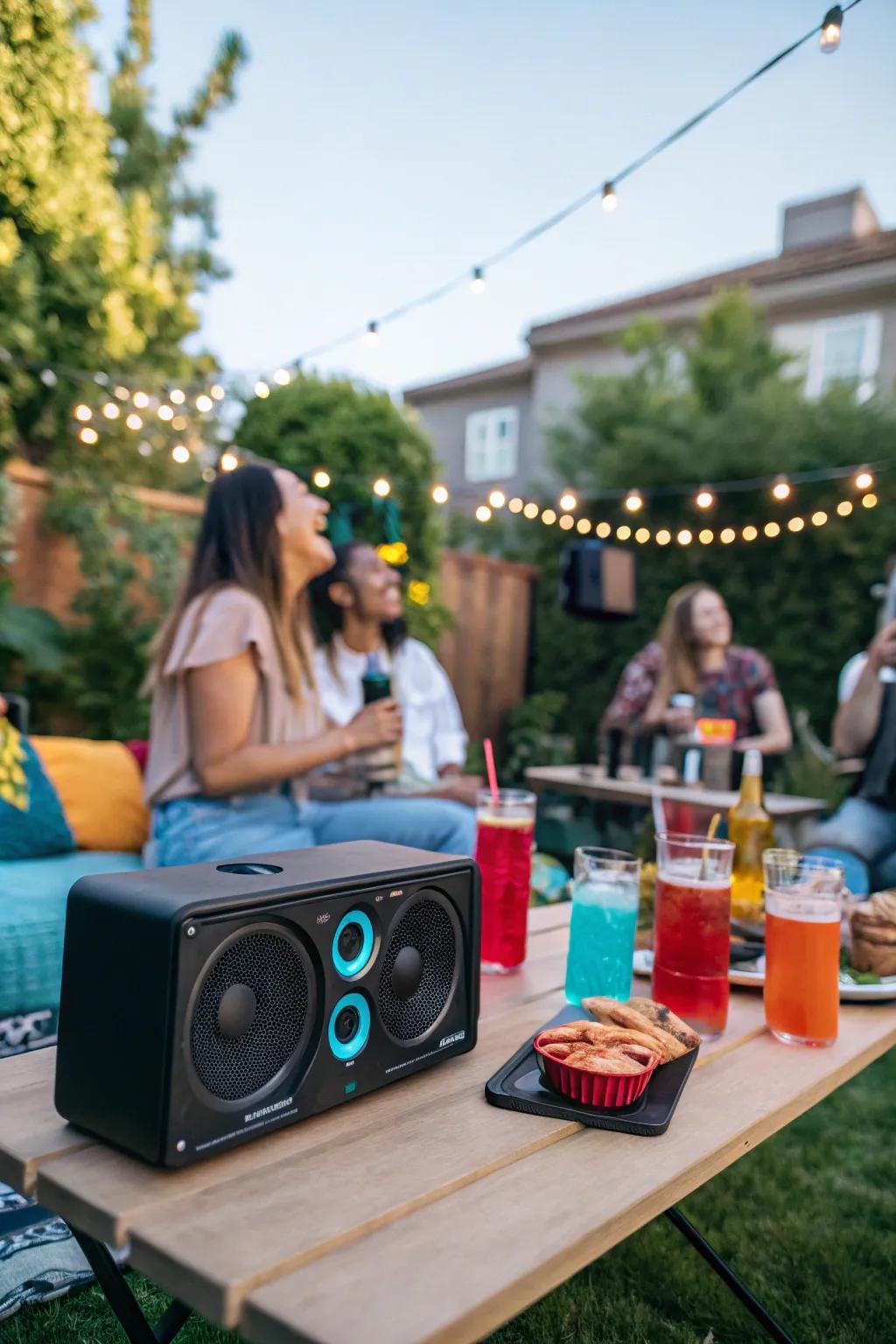 Portable speakers make it simple to maintain the music's flow, no matter where you are.