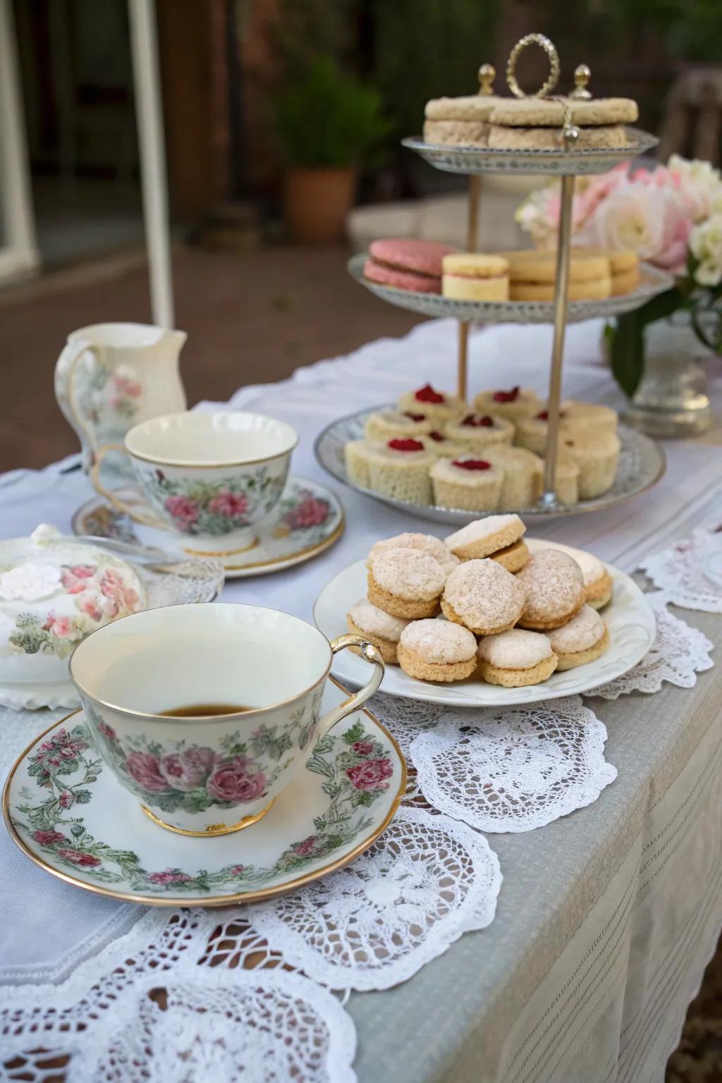 Savor a timeless afternoon with the finesse of a vintage tea party.