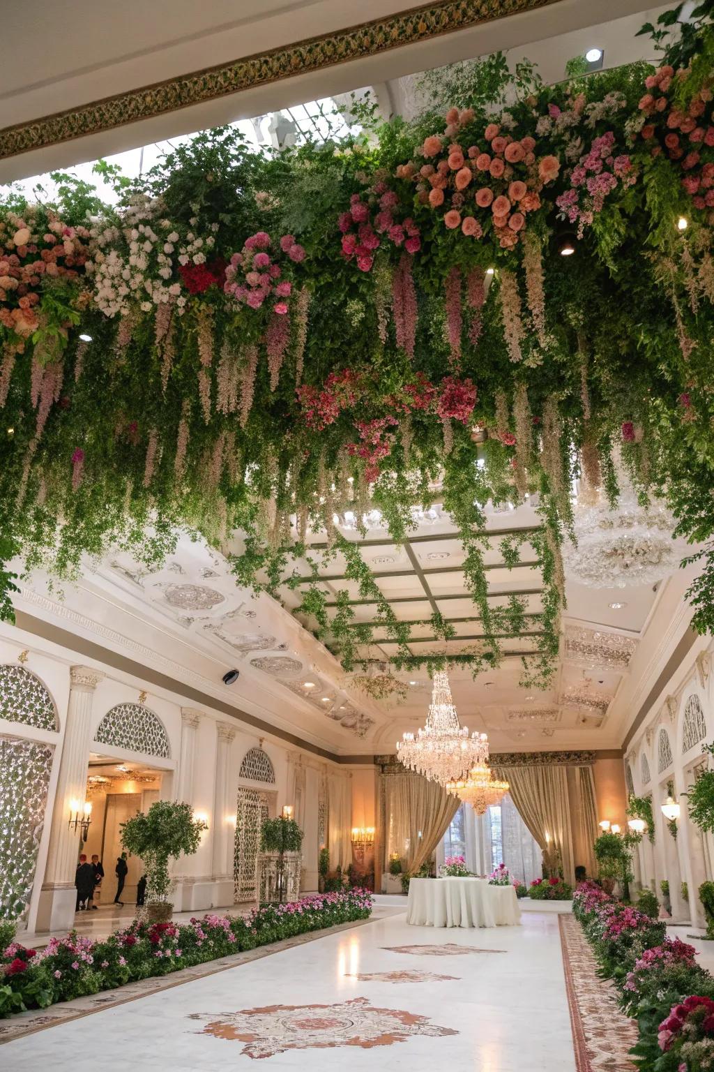Floral displays infuse the charm of nature within your space.