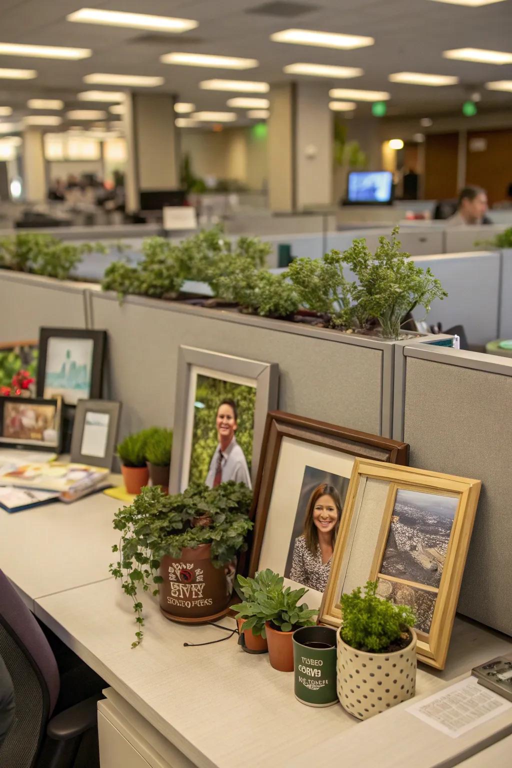Enliven your workspace with inviting decor.