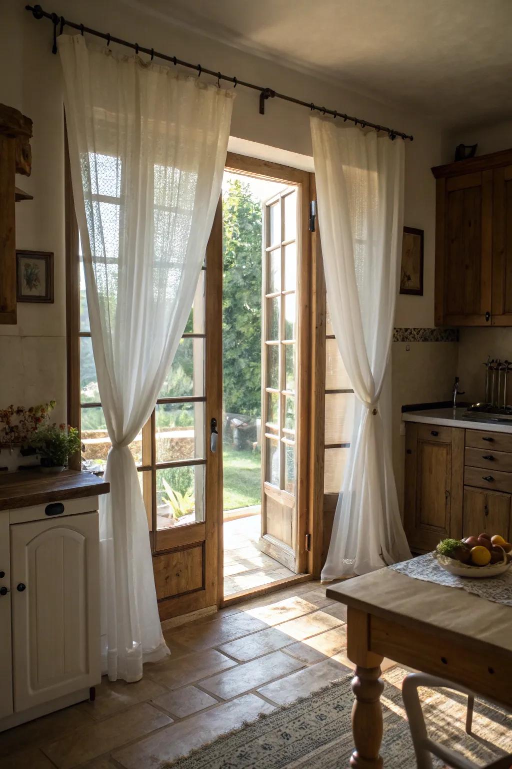 Light materials maintain a bright and spacious environment.