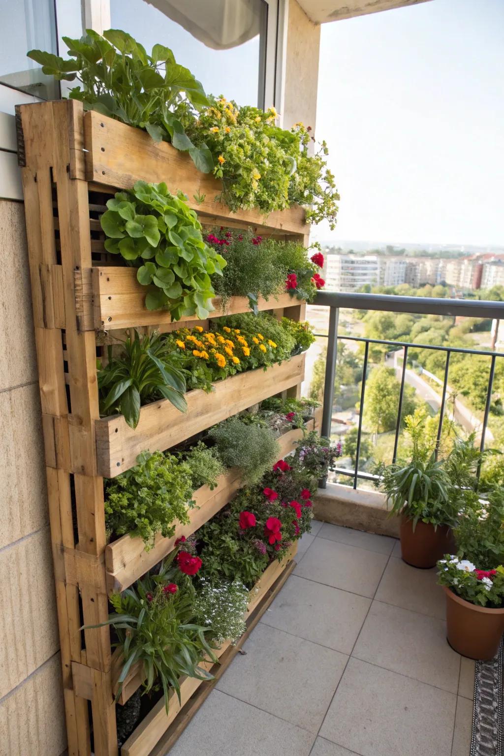 Turn skids into rich skyward gardens for your home.