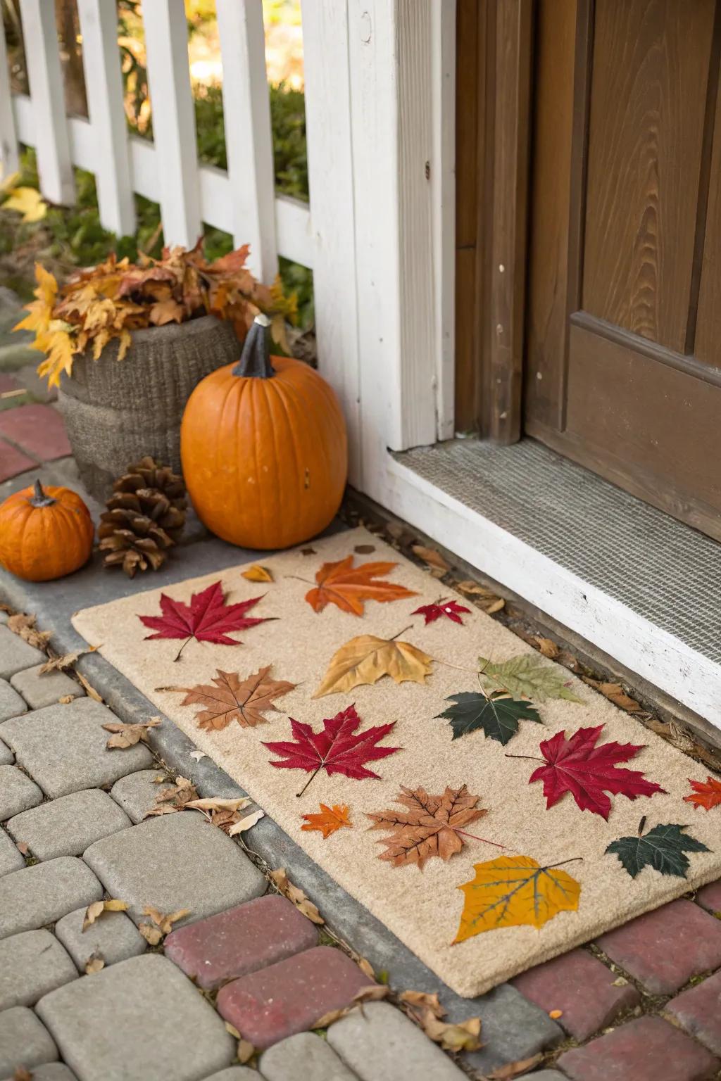 Seasonal doormats bring festive elegance to your doorstep