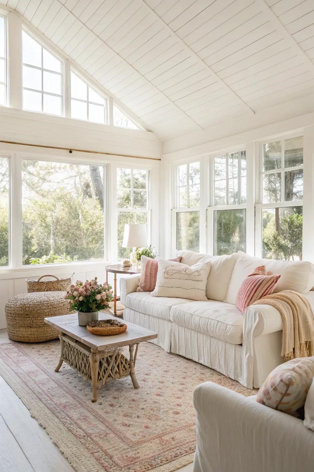 Light shades can make your dwelling feel more expansive and inviting.