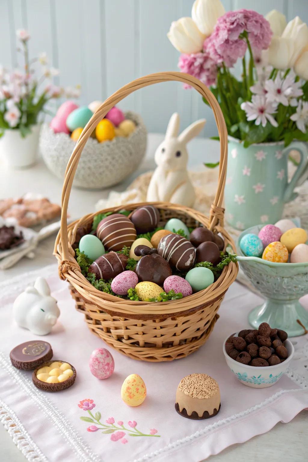 A chocolate enthusiast's dream realized.