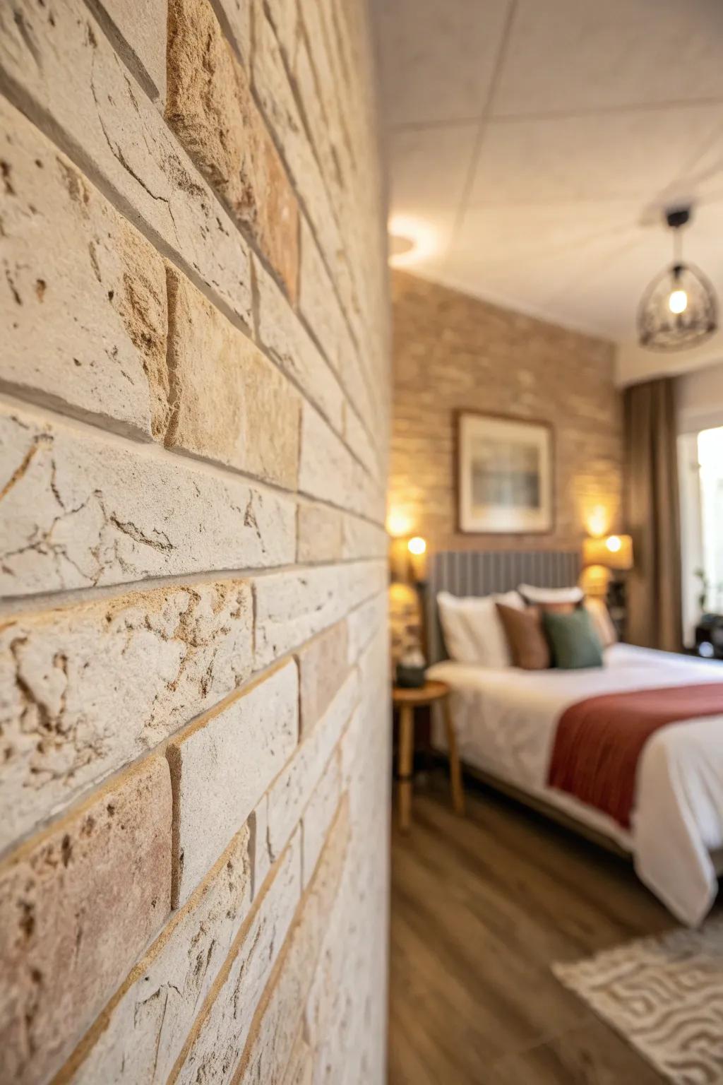 Flattened finish exudes a rustic appeal.