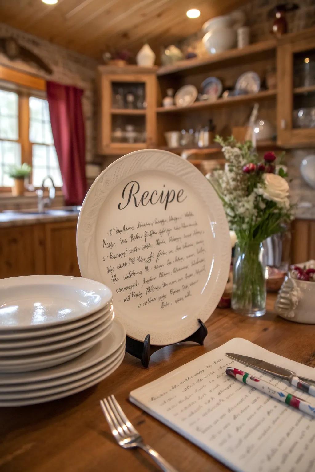 Preserve family recipes with style and feeling.