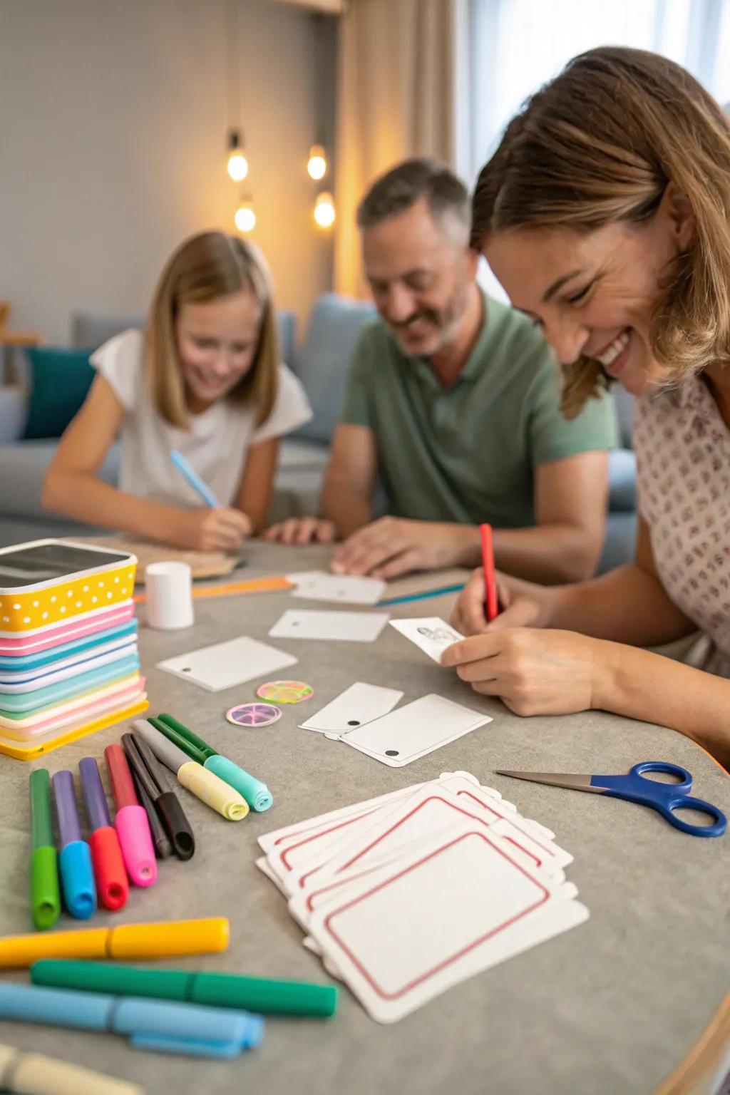 Craft your own family card game