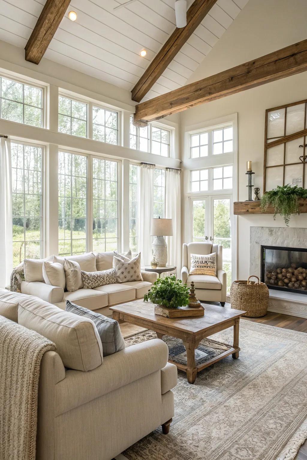 A welcoming living space that feels relaxing.
