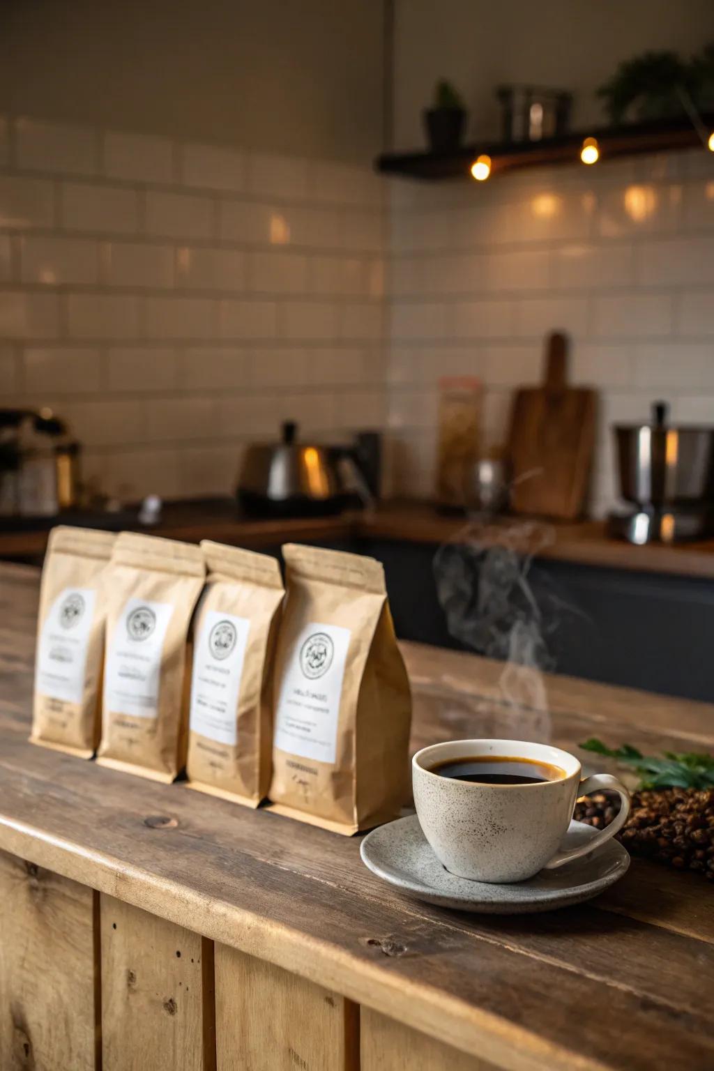 Begin your day right with a selection of intense, fragrant coffees.