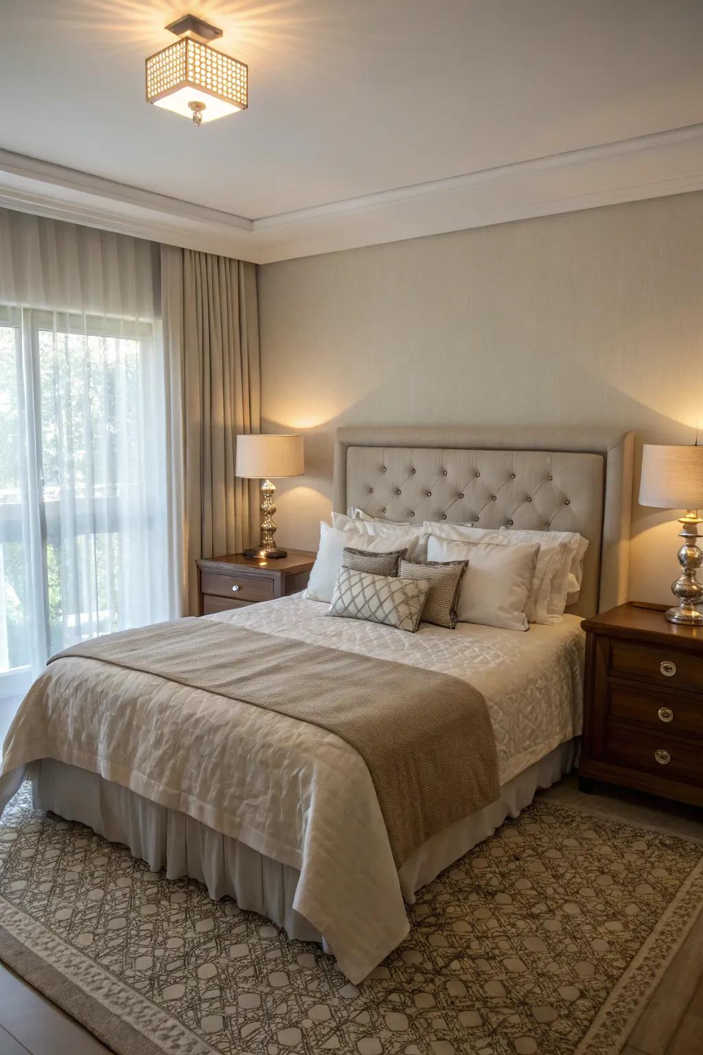 Foster harmony with symmetrical arrangements.