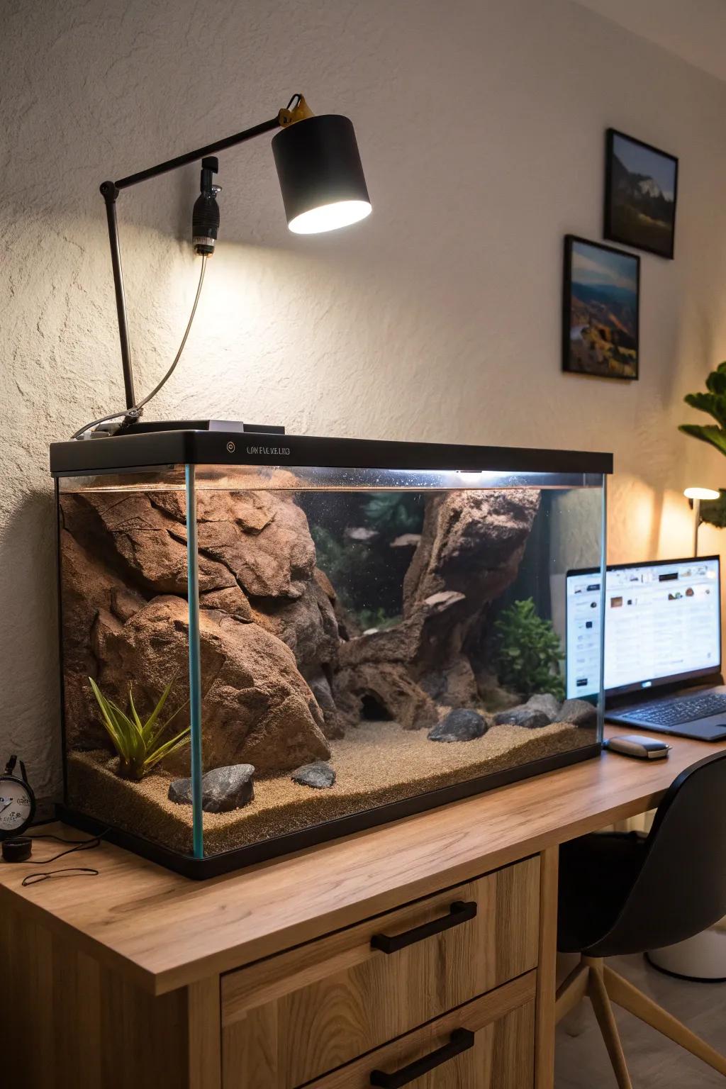 Introduce the intrigue of caves to your aquarium.