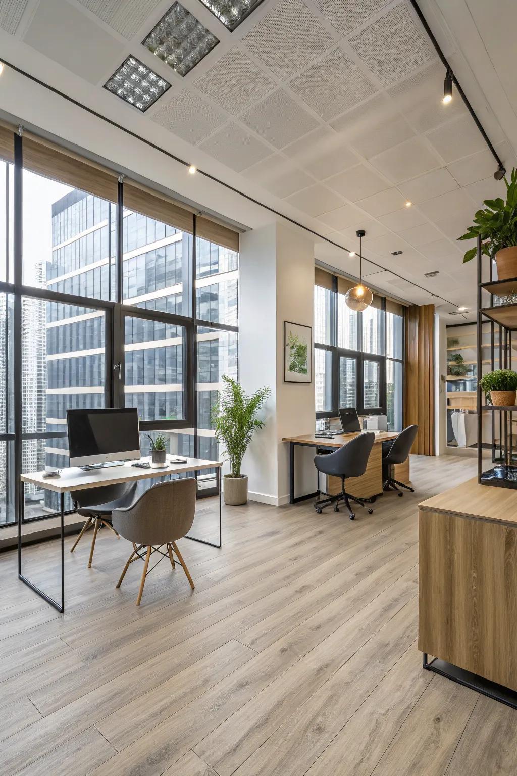 Illuminate your area with adaptable composite flooring.