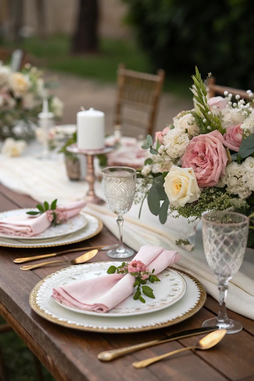 Dine in style using classy floral table arrangements that impress.