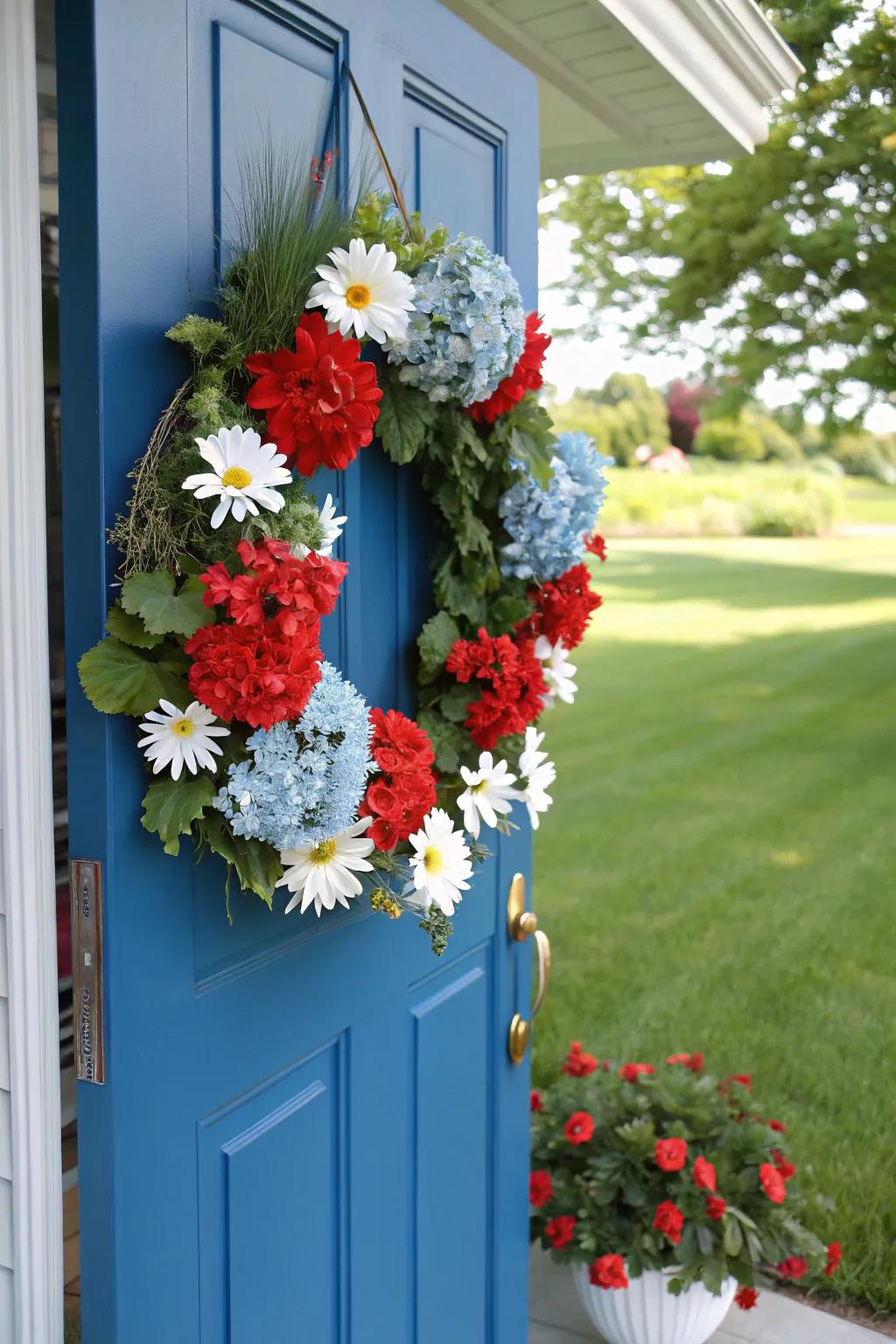 A blossom extravaganza decoration ideal for a revitalizing summery impression.