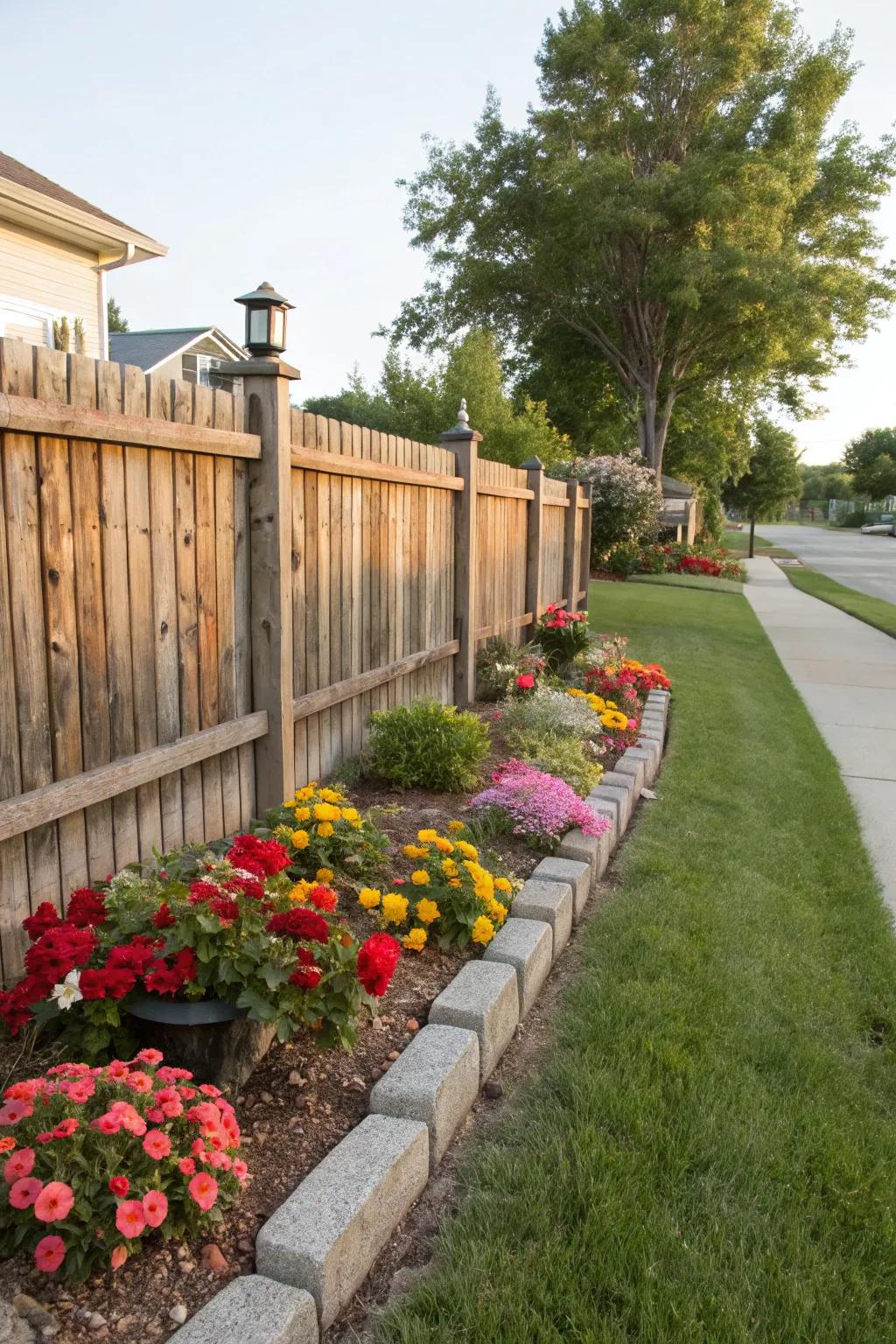 A decorative fence exquisitely marks your space, imbuing it with character.