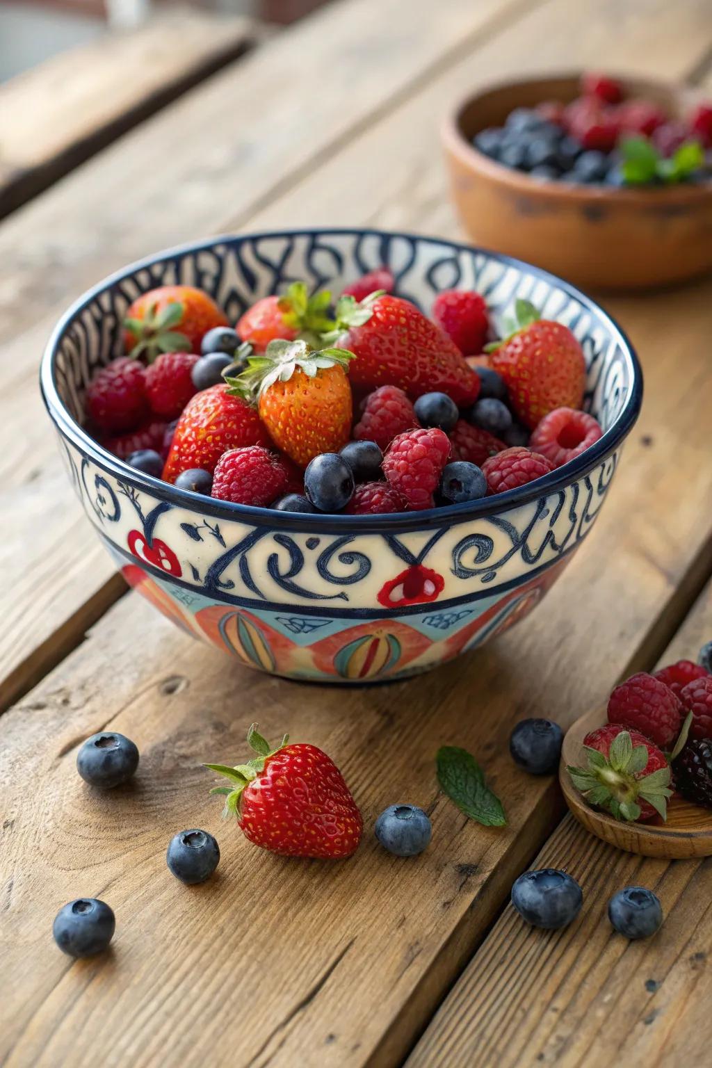 A berry combination that’s both delightful and aesthetically pleasing.