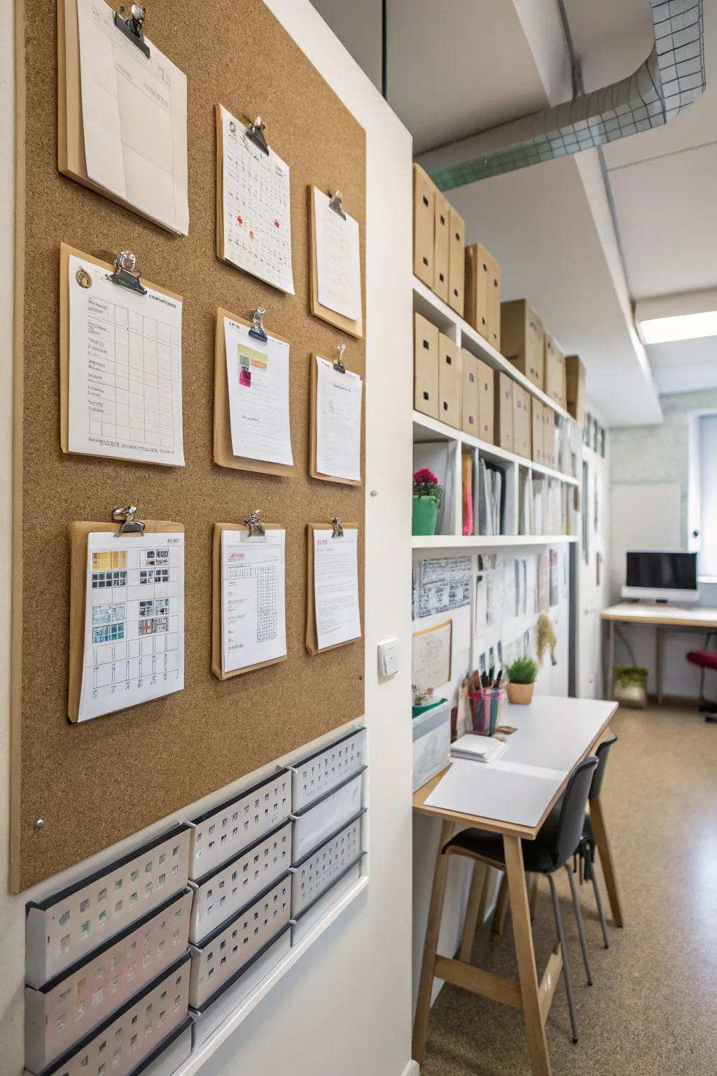 Optimizing space with upright wall systems.