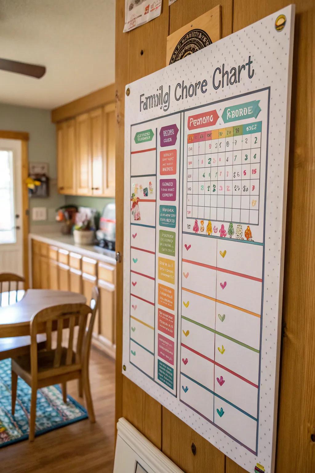 A captivating method to oversee family duties efficiently.