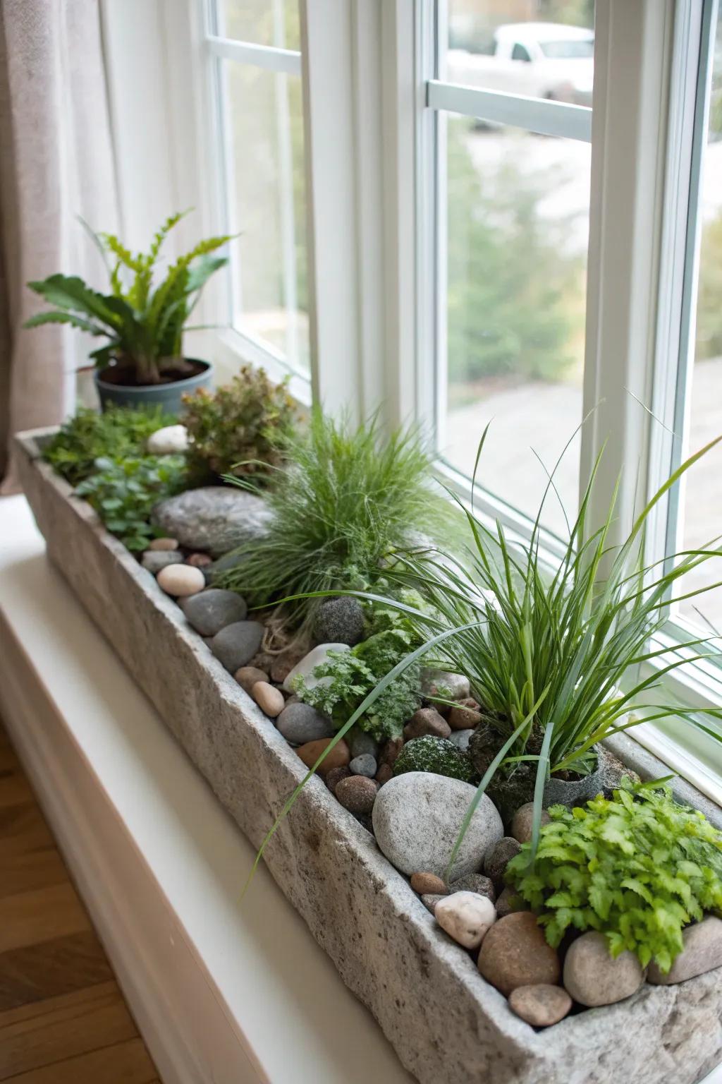 Extended planters provide a polished, sophisticated aesthetic to any area.