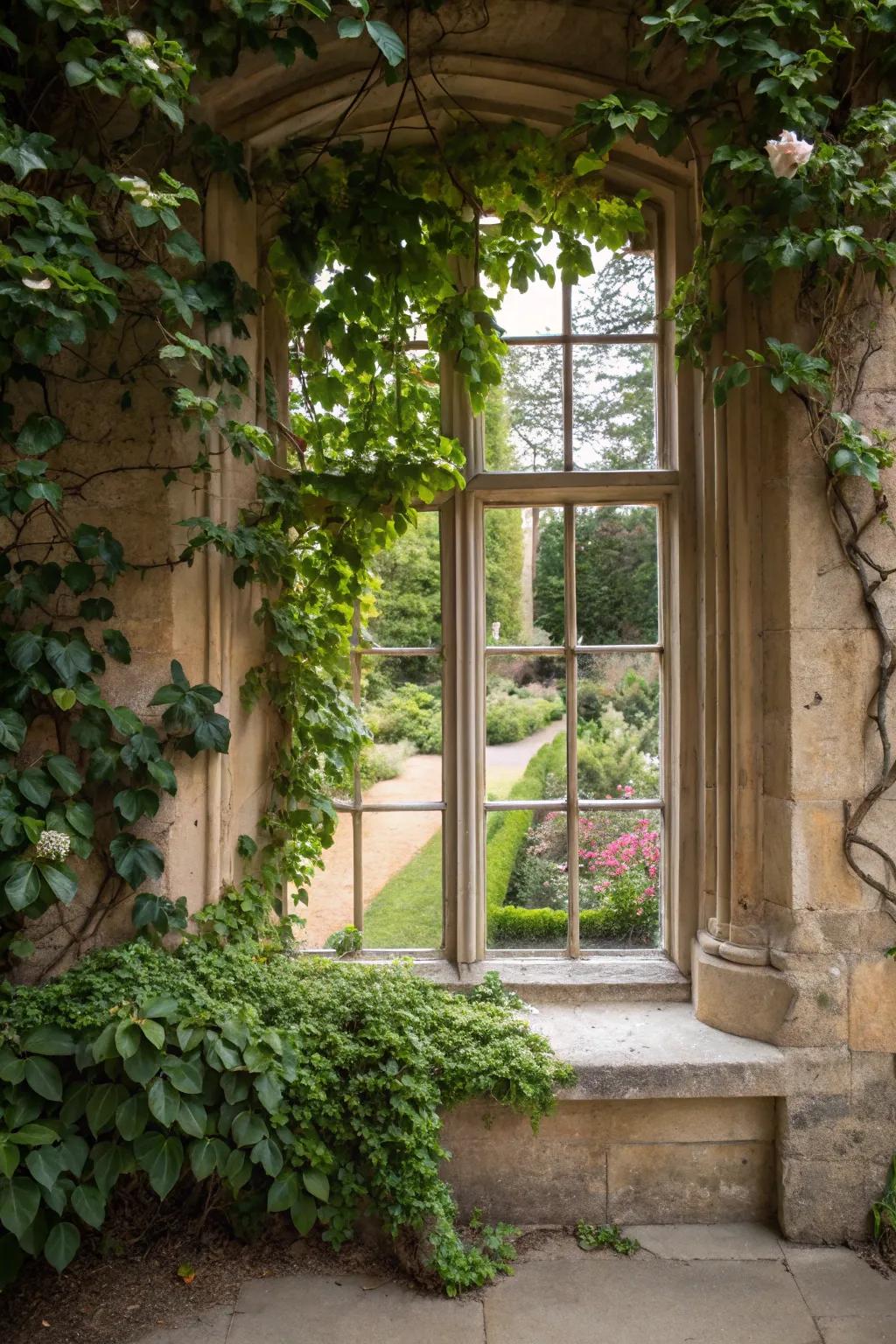 Beautify your windows with the innate allure of snow vines.