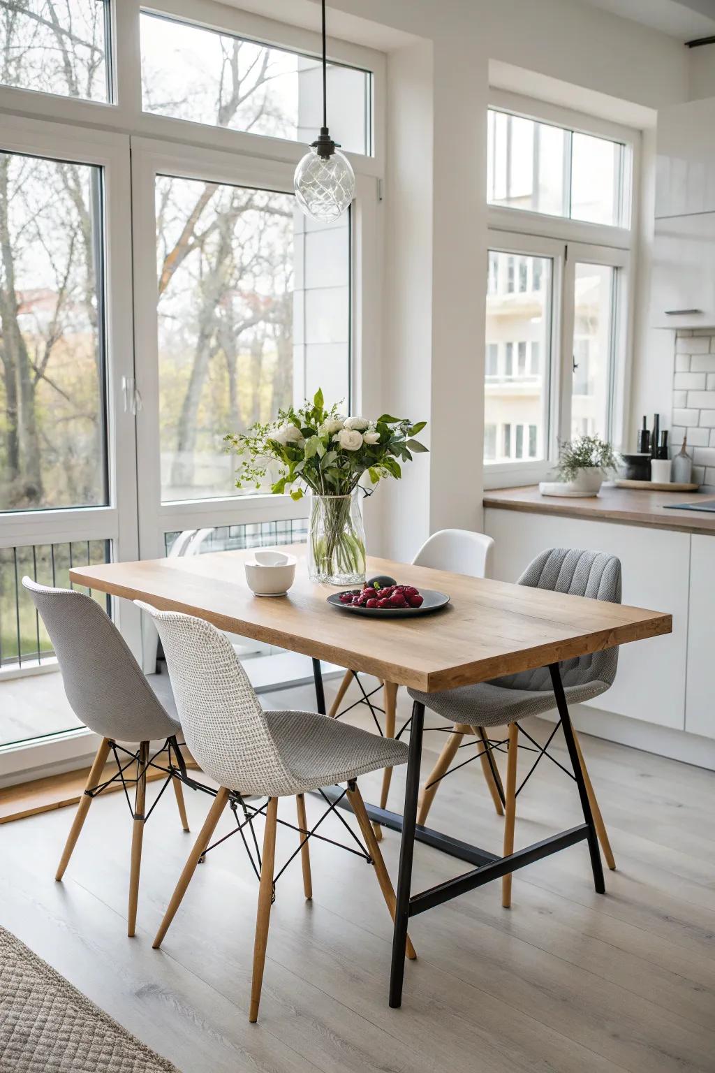 Minimalist design produces a statement with simpleness.