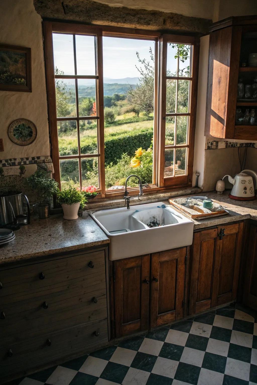 A window onto the world, right over your sink.