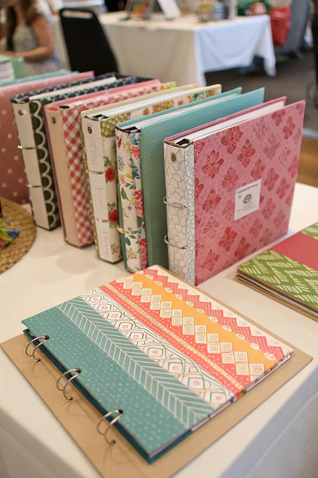 Personalized covers add a distinctive touch to your personal organizer.