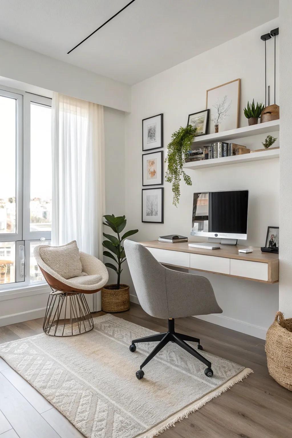 An elevated table brings class and use to any living room.