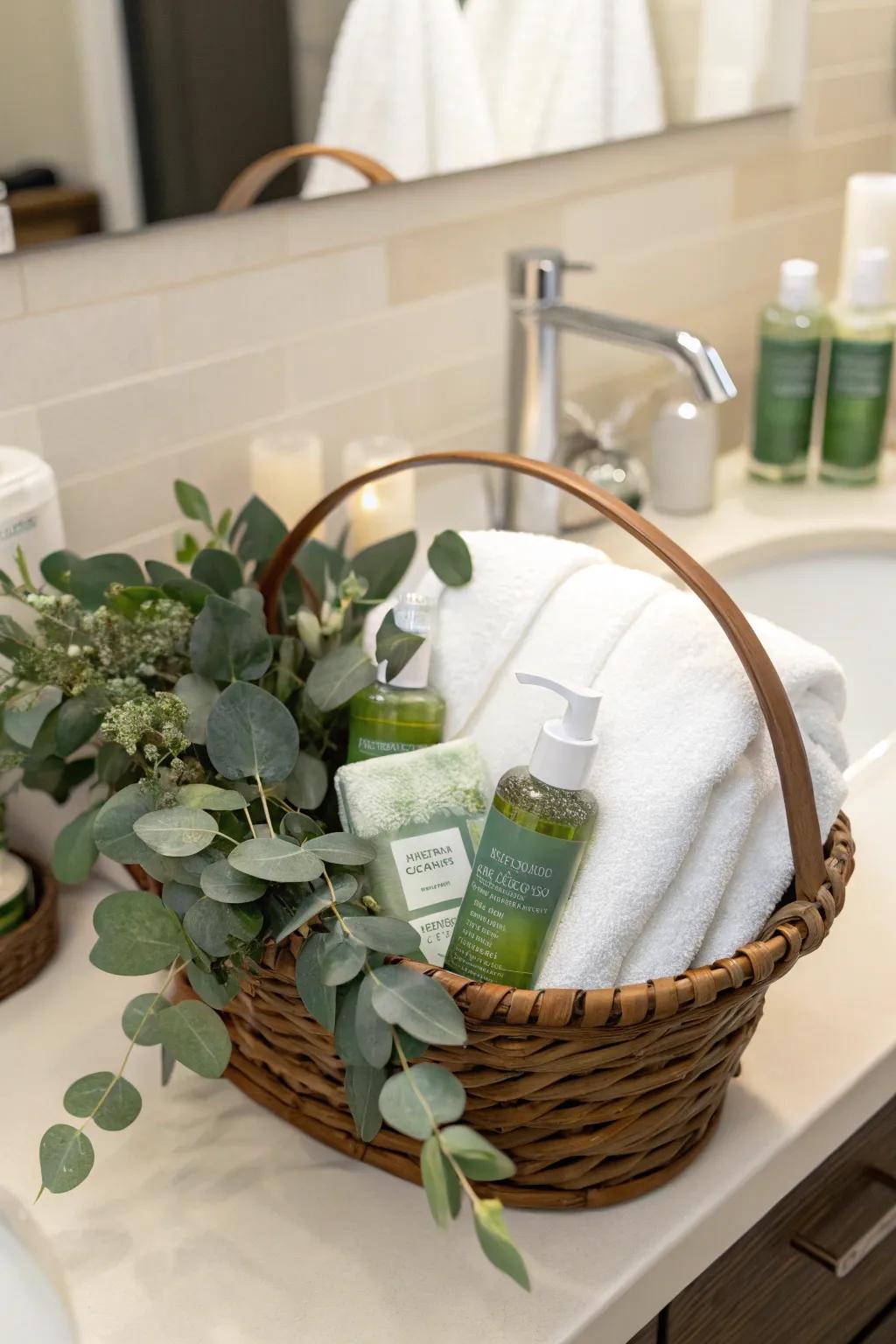 Eucalyptus Escape: Freshness and tranquility presented in a package.