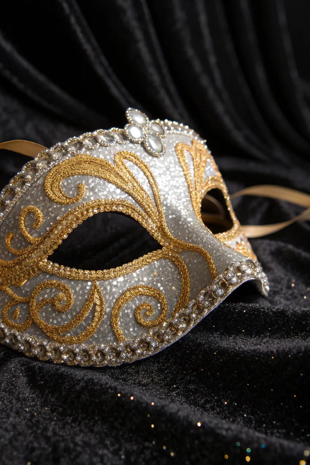 Glitter gives a magical radiance, making your veil stand out in the crowd.