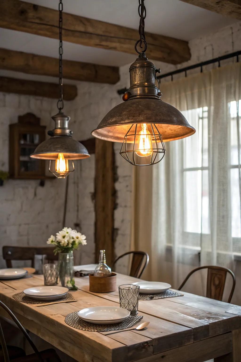 Loft lighting introduces a modern twist to traditionally styled environments.