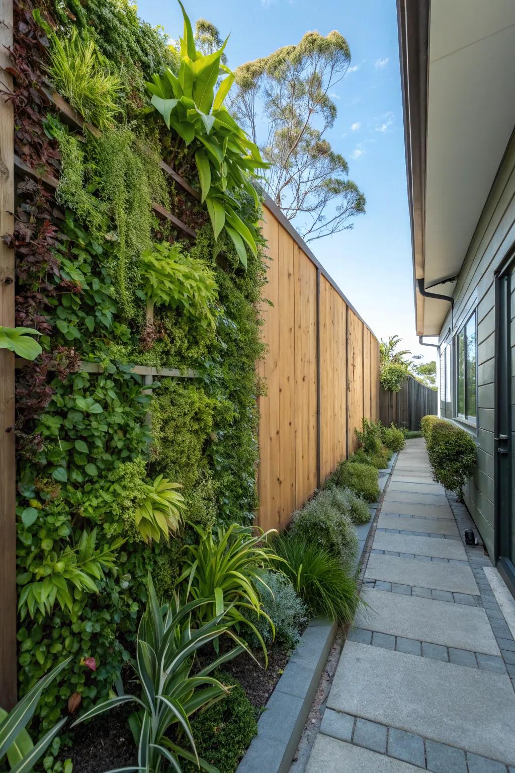 Upright gardens optimize greenery in limited spaces.