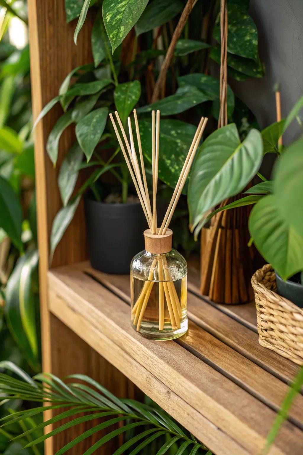 An attractive DIY essential oil diffuser which contributes a personal touch.